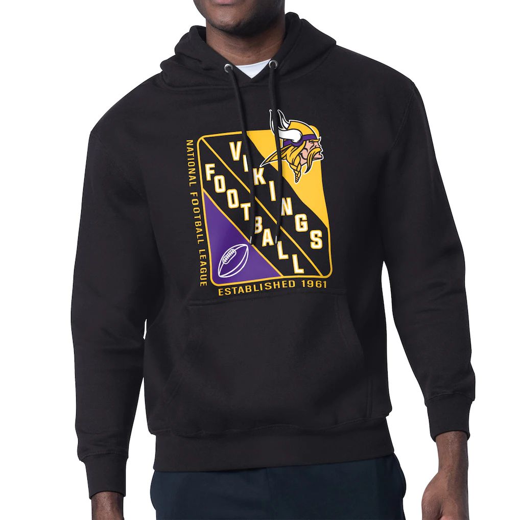 Men 2026 NFL Minnesota Vikings black Hoodie hooded style 03->minnesota vikings->NFL Jersey